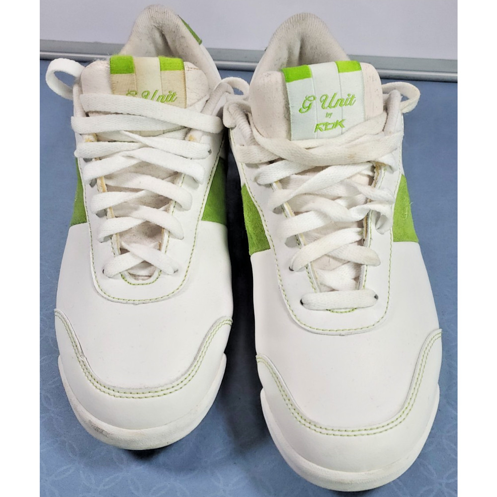 Vintage Reebok G-Unit RB503 white and green sneakers Men's SIze 9 - Picture 2 of 16